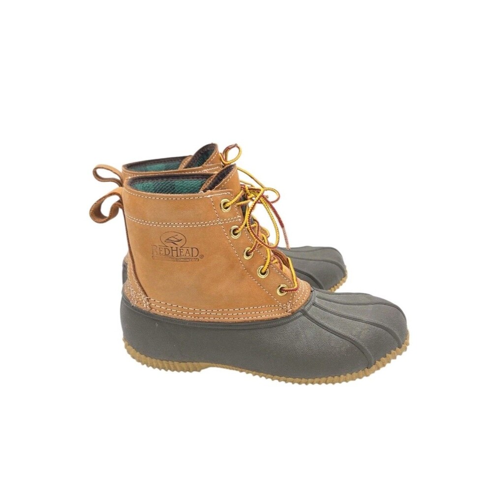 Redhead Classic II Lace-Up Insulated Waterproof Winter Boots Men 8 Green Flannel